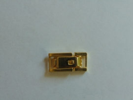 Double klapslot met veertje 4 mm.
