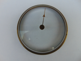 Oud barometerglas inclusief rand.  (002)