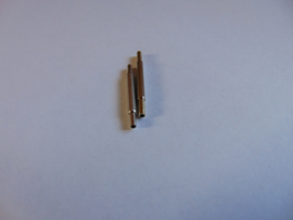 1 Paar negatieve push pins voor horlogebanden 18/22 mm.