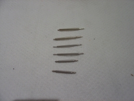 Push pins klapsluitingen 2 stuks  9 t/m 22 mm. dikte 1.3 mm.