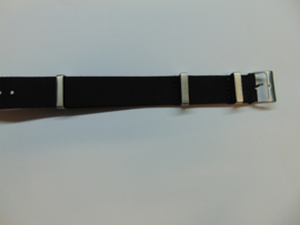 NATO nylon horlogeband zwart
