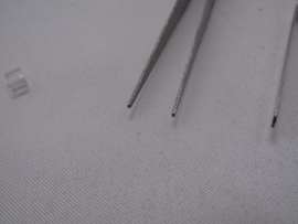 Set van 6 stompe pincetten