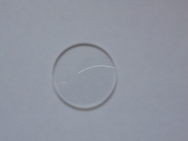 Round mineral glasses of 3 mm. 280-390