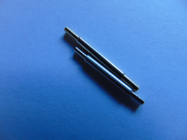 1 Paar negatieve push pins voor horlogebanden 18/22 mm.