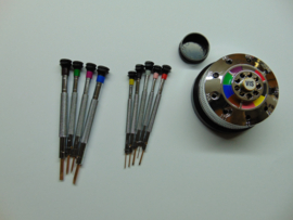 Set schroevendraaiers niet magnetisch