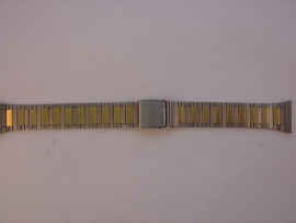 Stalen bi-color horlogeband