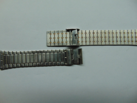 Stalen bi-color horlogeband
