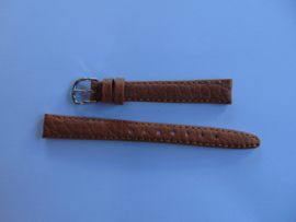 Bruine leren horlogeband 12 mm.