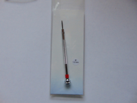 Schroevendaaier platte bek 1.2 mm. (rood)