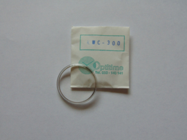 KWC (WRA) plastic clamping ring for glasses with chrome ring.