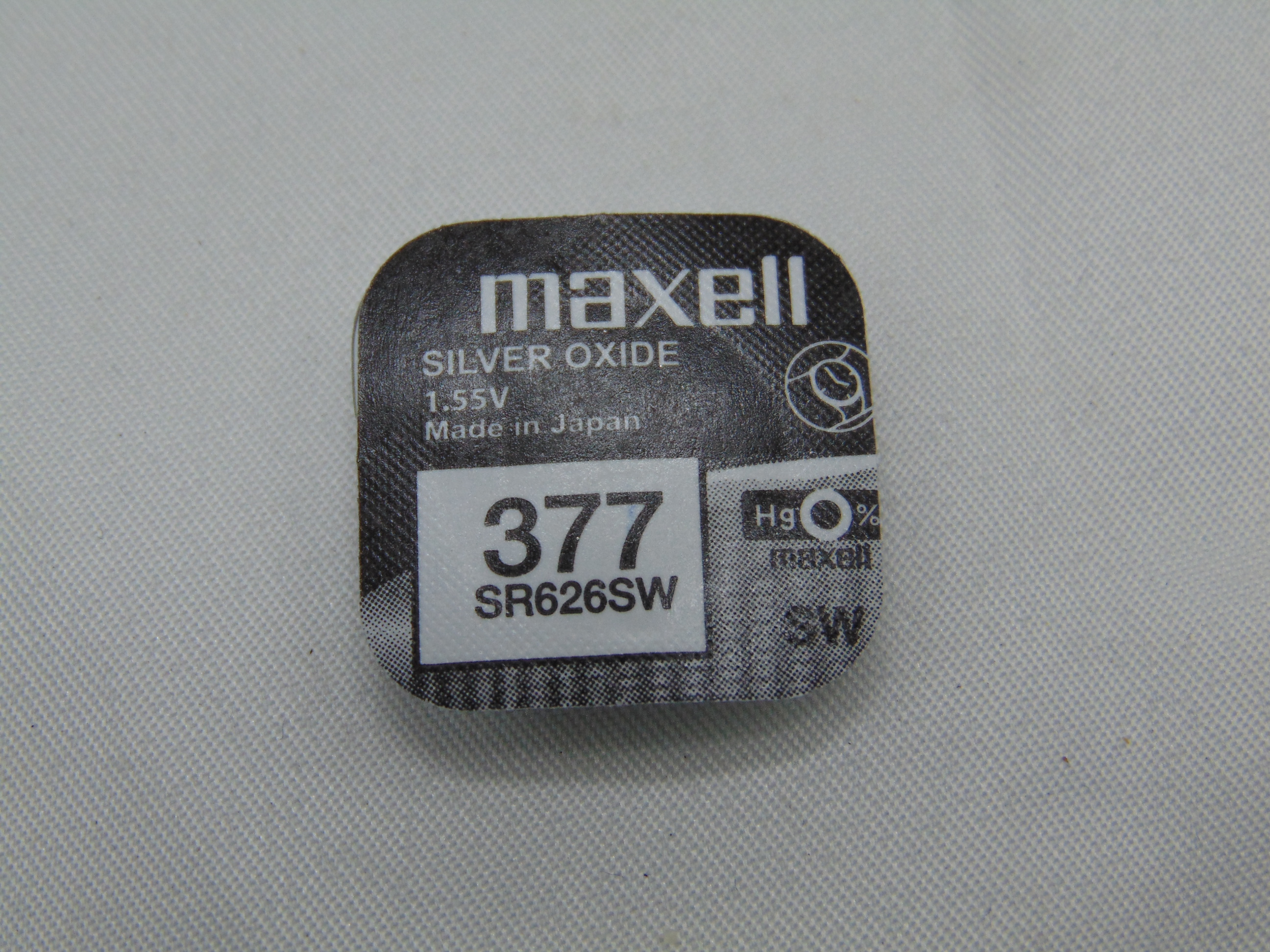 Maxell horlogebatterijen