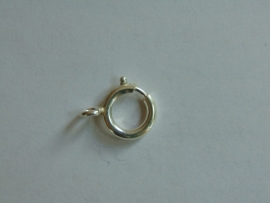 Zilveren veerringen 12 mm.