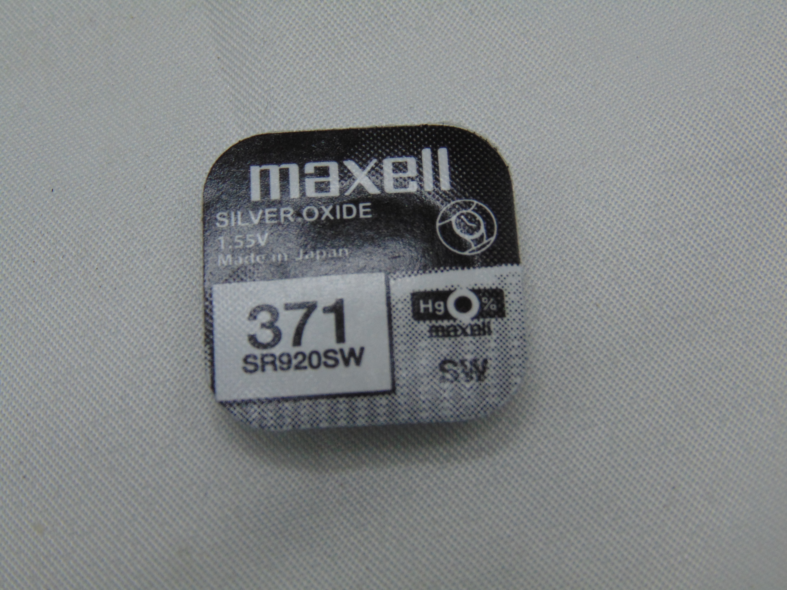 Maxell horlogebatterijen
