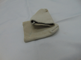 Vingerbescherming wildleer maat 2/small 2 stuks