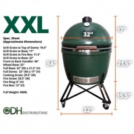 BIg Green Egg Extra, extra Large