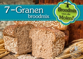 Molen meergranenbrood Broodmix 500gr