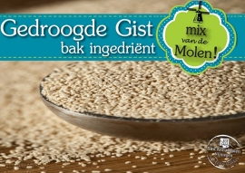 Gist (gedroogde Korrels) 125 gram (bruggemans)