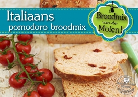 Italiaans Pomodoro Brood Broodmix 500gram