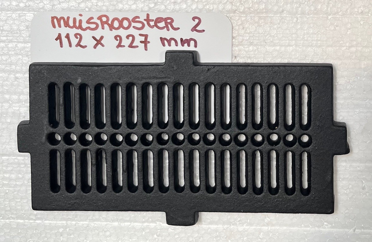 Muisrooster 2  11,2x22,7 cm