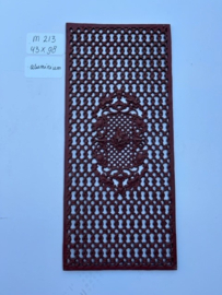Aluminium deurrooster, 43 x 98 cm