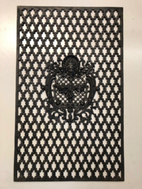 Gietijzeren deurrooster model 360, 58,5 x 95 cm