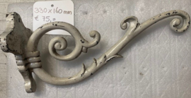 Gietijzeren arm 33 x 16 cm