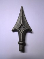 075, 155x65 mm. Diameter 16 mm. Smeedijzer
