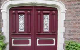 Gietijzeren deurrooster model 051.02 inclusief "prins"of "prinses"naar keuze