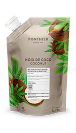 Cocos Puree | 90% fruit - 10% suiker | Kokos puree | Ponthier | zak 1000ml / t.h.t 29-08-2025