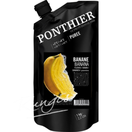 Bananen Puree | Ponthier | zak 1000ml / t.h.t. 28-02-2024
