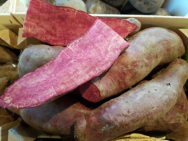 ZOETE AARDAPPEL | PAARS VRUCHTVLEES |  BATAAT PURPLE |  US / 2 kilo 