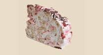 Nougat punt Rivoltini / Nogataart zacht met aardbeien | ca 200Gram/ t.h.t. 31-07-2025