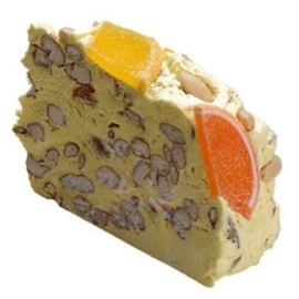 Nougat punt Rivoltini / Nogataart zacht met Limoncello / ca 200Gram / t.h.t. 31-08-2024