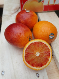 BLOEDSINAASAPPEL SANGUINELLI  / VRUCHTVLEES ROOD / SPANJE / 5st. ( ca.1kg)