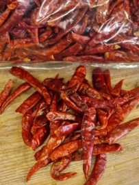 Gedroogde Thaise pepertjes | Dried Thai Chili | Thailand | 100gram