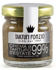 Truffel créme |  crema di Tartufo d'Estate 99% Tartufi Ponzio/ potje 30gram / t.h.t. 11-2025