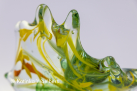 Glazen beeld: Herfstblad