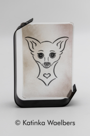 Glaskunst - Tattooed Glass - Nothing like the love of a dog