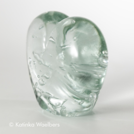 Glaskunst - glazen beeld: warm hart