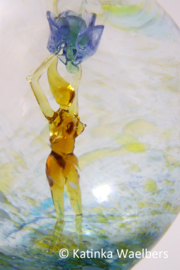 Glaskunst - glazen beeld: Garden Goddess
