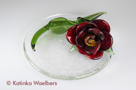 Glaskunst - glazen bloemen: Rozen