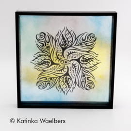 Glaskunst - Tattooed Glass - glazen schilderij - see you