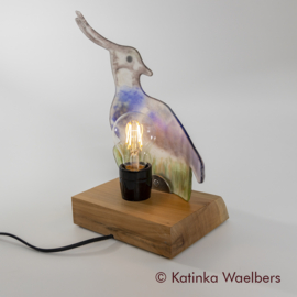 Glaskunst - lamp: Kievit