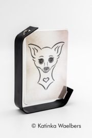Glaskunst - Tattooed Glass - Nothing like the love of a dog