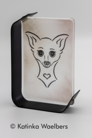 Glaskunst - Tattooed Glass - Nothing like the love of a dog