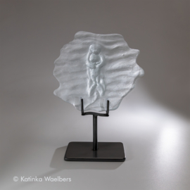 Glazen beeld - cast: Zeeotter met baby