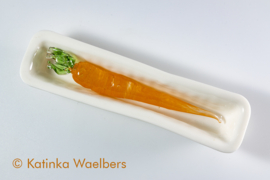 Glaskunst met porselein: Vegandel