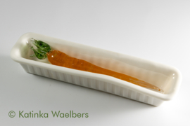 Glaskunst met porselein: Vegandel