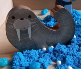 Kinetic Sand Kinetisch Speelzand Blauw, 900 gr.