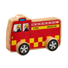 Houten Brandweerauto Lanka, 14,5 cm